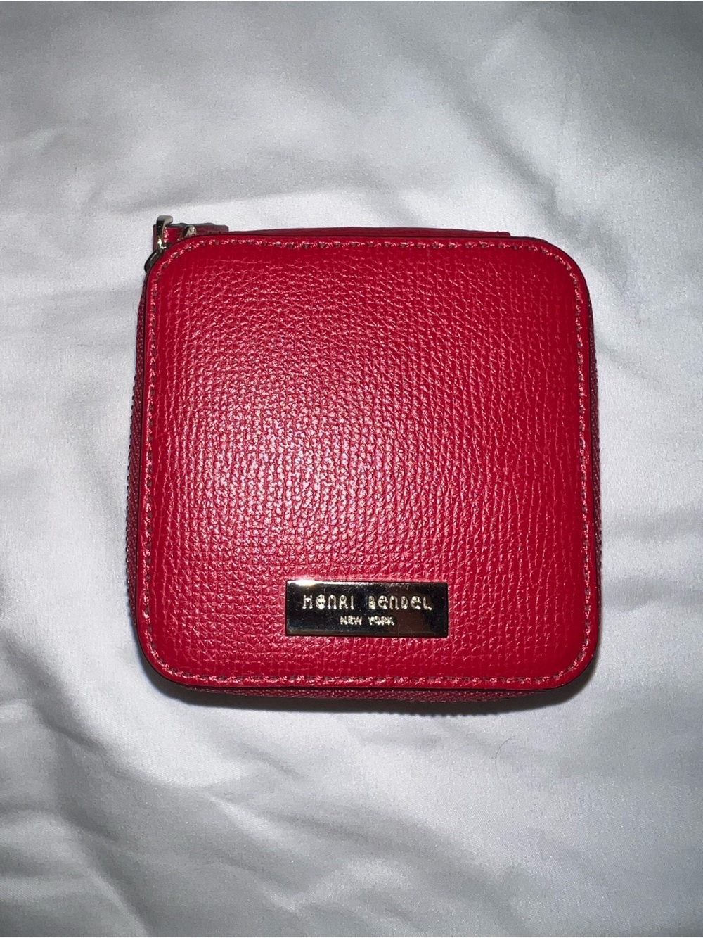 Henri Bendel Red Travel Jewelry Box